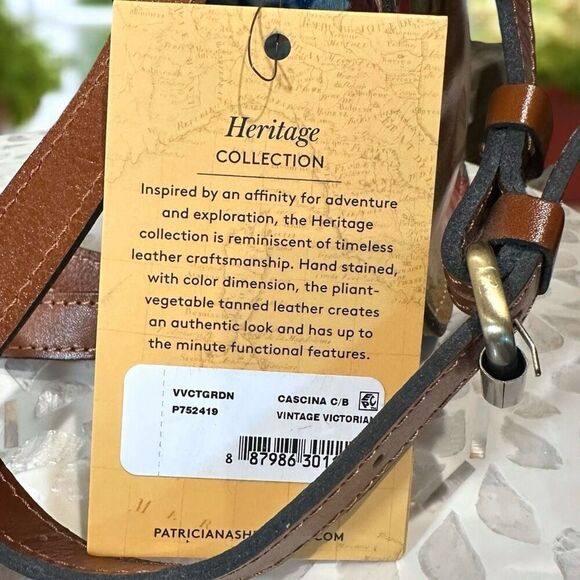 Patricia Nash Anthropologie Cascina Small Crossbody Vintage Victorian Rose NWT - Picture 12 of 16